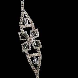 💃Dazzling Wedding Rhinestones Chain Bracelet.🌴